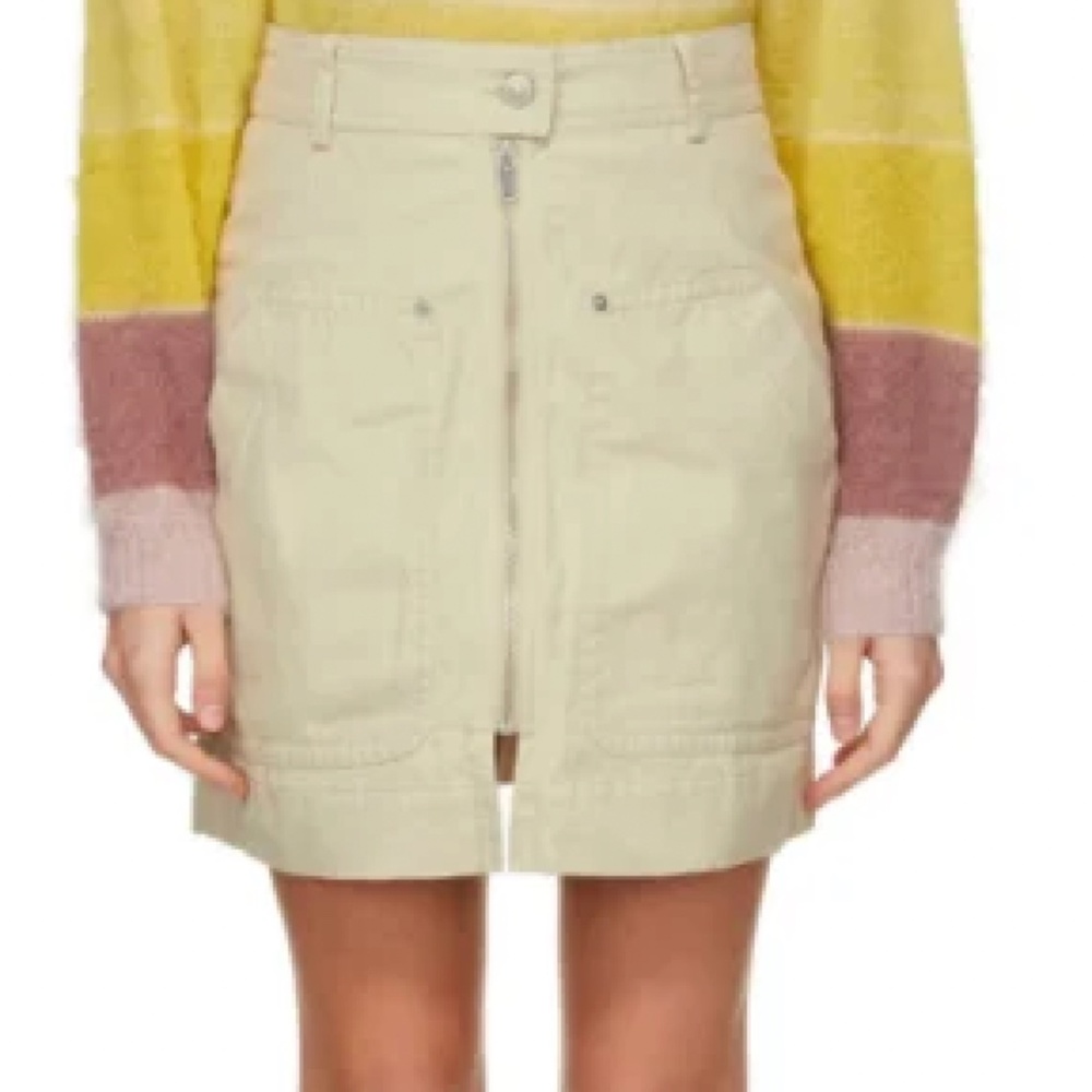 Isabel Marant Etoile Beige Pilademi Miniskirt